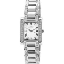 Anne Klein Women`s Swarovski Accented Silver Tone Watch