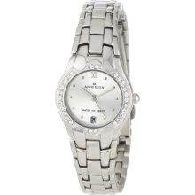Anne Klein Women's 10-6927svsv Swarovski Crystal Accented Silver-tone Watch