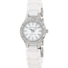 Anne Klein Women's White Ceramic Adjustable Bracelet 10-9873MPWT Watch