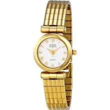 Annie Klein White Dial Gold-tone Bracelet Ladies Watch AK118172