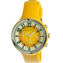 Appetime Womens Sweets Plastic Watch - Yellow Rubber Strap - Yellow Dial - APPSVD540013