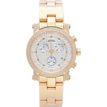 Aqua Master Diamond Watch Ladies' Stainless Steel Watches with 2 row Diamond Cut Dial 10-6W