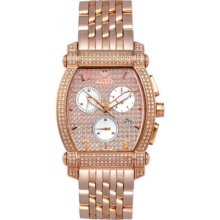 Aqua Master Diamond Watch Unisex Stainless Steel Watches With Half Full Diamonds 15-1W