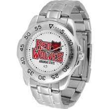 Arkansas State Red Wolves ASU NCAA Mens Sports Steel Watch ...