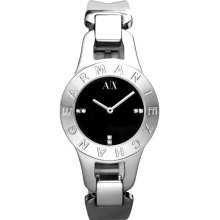 Armani Exchange AX4090 Black Dial Stainless Steel Women's Watch