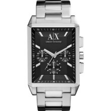 Armani Exchange Rectangular Chronograph Mens Watch AX2114