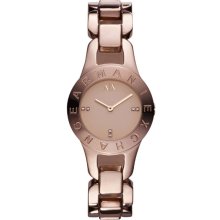Armani Exchange Rose Gold-Tone Stainless Steel Women's Watch AX4095