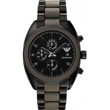 Armani Sportivo Chronograph Black Mens Watch AR5953