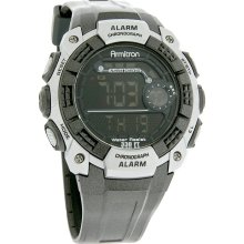 Armitron Mens Gray Sport Digital Alarm Chronograph Quartz Watch 40/8209