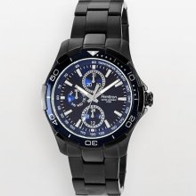 Armitron Stainless Steel Black Ion Watch - 20/4677Blti - Men