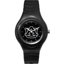 Auburn Tigers Shadow Black Sports Watch with White Logo LogoArt