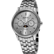 August Steiner As8050ss Women Multifunction Bracelet Diamond Mens Watch