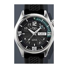 Ball Engineer Master II Diver 2013 42mm Watch - Black/White Dial, Black Rubber Strap DM2020A-PA-BKWH Sale Authentic Tritium