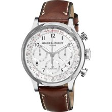 Baume & Mercier Mens Capeland Automatic Chronograph Watch 10000