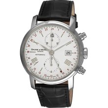 Baume Et Mercier Classima Executive Moa08851 Gents Black Calfskin Date Watch