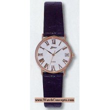 Belair Lady Dress wrist watches: 14 K Gold a1493-wht/blk