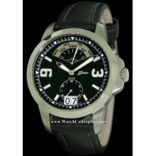 Belair Men Sport wrist watches: Big Date Retrograde a9934w/b-blk
