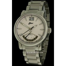 Belair Men Sport wrist watches: Big Date Retrograde Silver a9960w/b-si