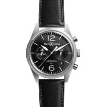 Bell & Ross Vintage Original Chronograph BR-126 Black Dial Watch