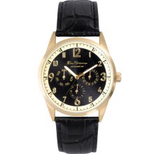 Ben Sherman Black Chronograph Strap Watch Black