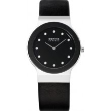 Bering Time 32834-442 Ladies Ceramic Black Watch Rrp Â£159