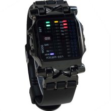 Binary Digital Watches / Men Casual Sports Watch Belt Quartz Table