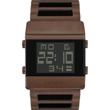 Black Dice Mens Heist Stainless Watch - Brown Bracelet - Black Dial - BLABD-023-03