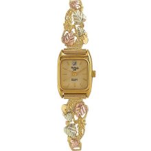 Black Hills Gold Women's Gold-Tone Vineyard Watch