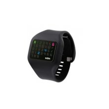 black korean fashion digital led watch with multi-function for lovers