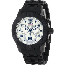 Black Stainless Steel 50mm Sea Spider Chronograph Diver Watch