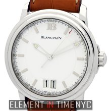 Blancpain Leman Grande Date Steel White Dial