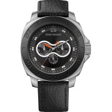 BOSS ORANGE Black Leather Mens Watch 1512672