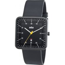 Braun Gents Quartz 3 Hand Movement Watch Bn0042bkbkg