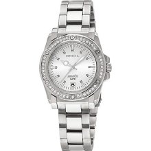 Breil Ladies Stone Set Silver Dial Stainless Steel Tw0796 Watch Rrp Â£175.00