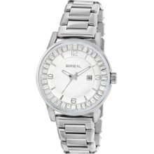 Breil Swarovski Crystal & Stainless Steel Watch - Silver