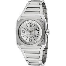 Breil Watches Women's Gear White Swarovski Crystal Silver Dial Stainle