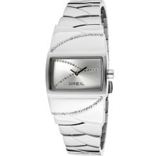 Breil Watches Women's Syren White Swarovski Crystal Silver Dial Stainl