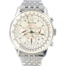 Breitling A41030 Navitimer Montebrillant Steel Cream Dial Men's Watch