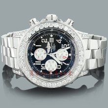 Breitling Aeromarine Super Avenger Diamond Watch 14.12ct