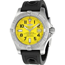 Breitling Avenger Seawolf Yellow Dial Mens Watch A1733010-I513BKRD