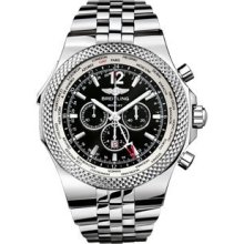 Breitling Bentley GMT Black Dial Automatic Mens Watch A4736212-B919SS
