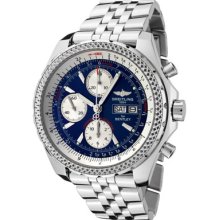 Breitling Bentley GT Blue Dial Chronograph Automatic Mens Watch A1336212-C649SS