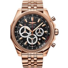 Breitling For Bentley Barnato Racing Red Gold Watch