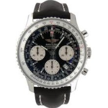 Breitling Navitimer Steel Watch Black Analog Dial A2332212-B635BKLD