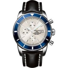 Breitling Superocean Heritage Chronographe Leather Strap A1332016/C758-leather-blue-tang