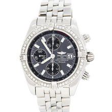 Breitling Windrider Chronomat Evolution A13356 Diamond Automatic Mens Watch