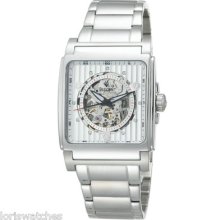 Bulova 96a107 Men's Automatic Stainless Steel Watch With Skeletonized Case