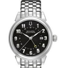 Bulova Accutron Gemini Men`s Anti-reflective Dual Time Automatic Watch
