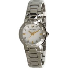 Bulova Ladies Diamond - 96R173 Analog Watches : One Size