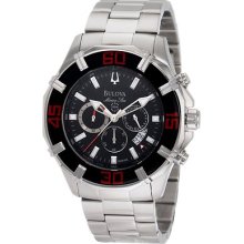 Bulova Men's Solano Marine Star Chronograph Quartz Watch 96b154